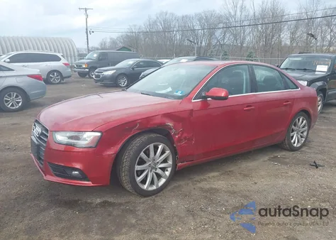 2013 Audi A4 2.0T Premium from USA, damaged, VIN WAUFFAFL7DN024205